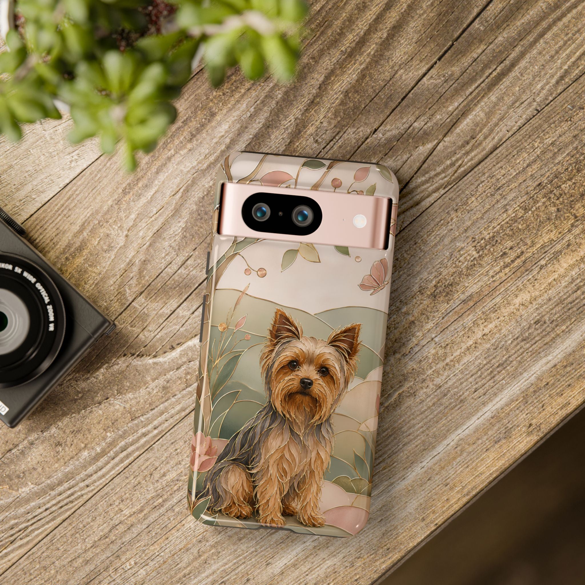 Yorkie Google Pixel Phone Case | Yorkshire Terrier Art Cover