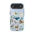 Cute Arctic Animals Tough iPhone Case
