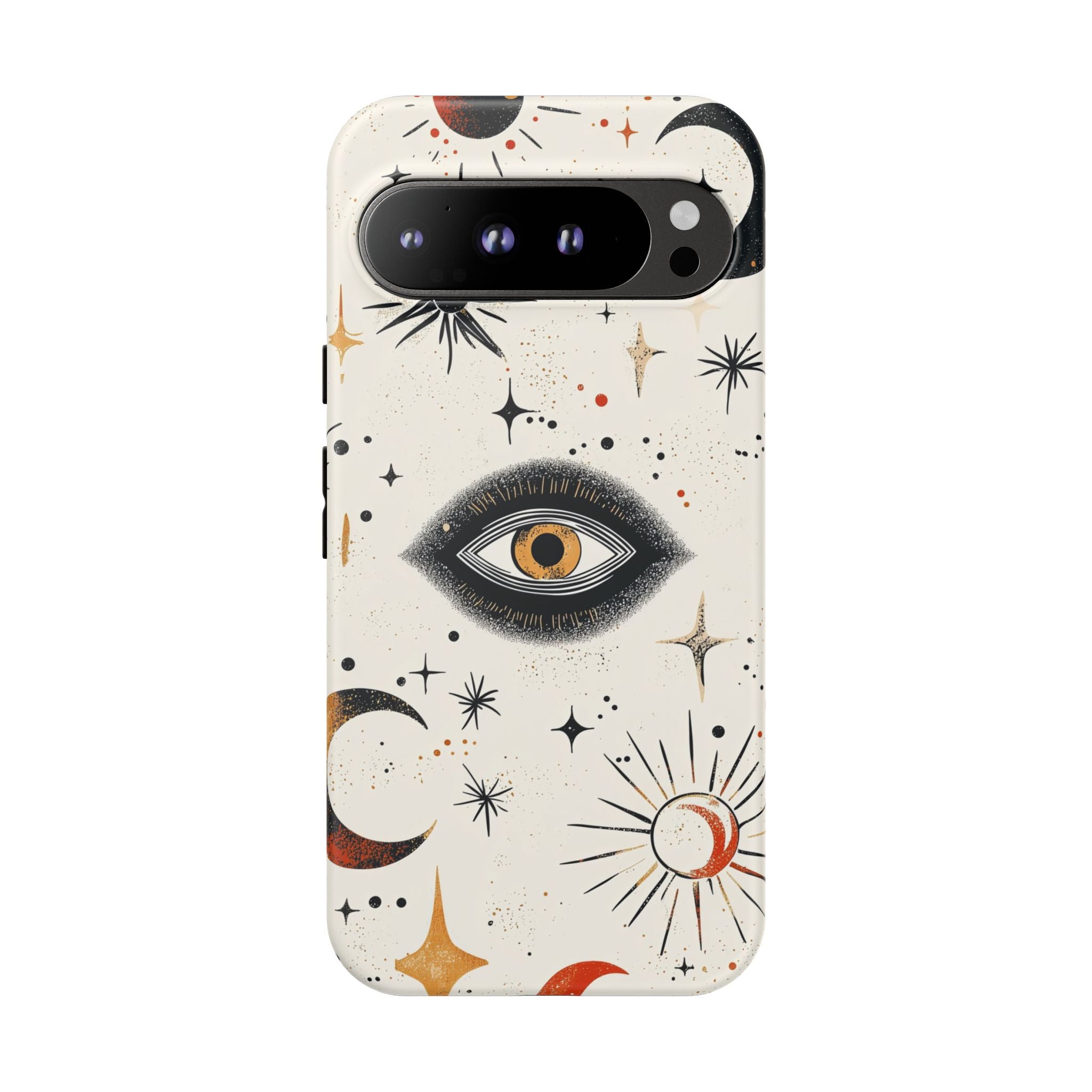 Mystic Eye Google Pixel Case | Celestial Moon & Star