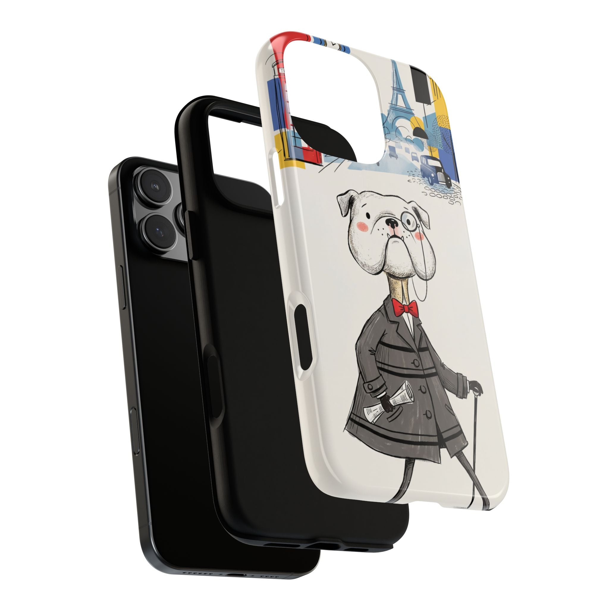 Vintage Dapper Gentleman Bulldog iPhone Case