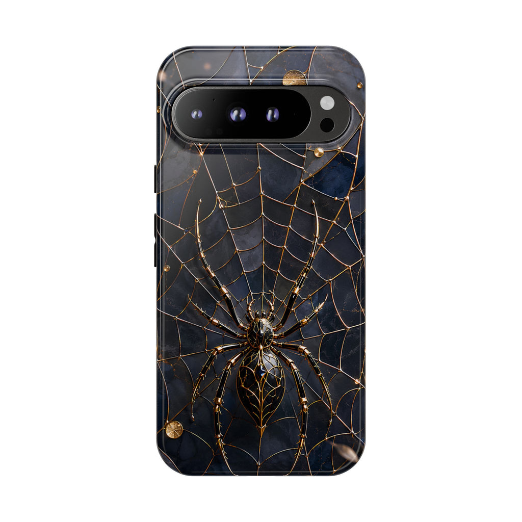 Gothic Spiderweb Google Pixel Phone Case | Dark Academia Cover