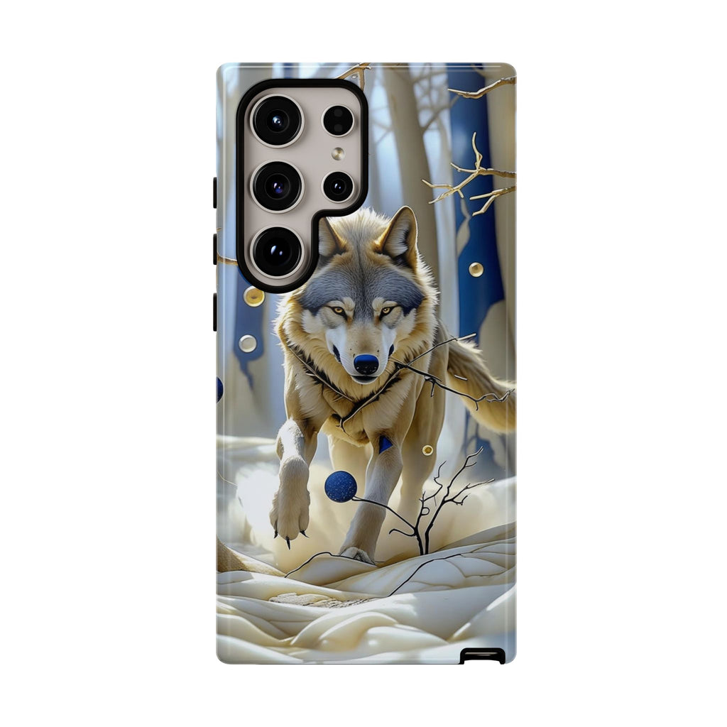 Wolf in Snow Samsung Galaxy Case — Rugged Wildlife