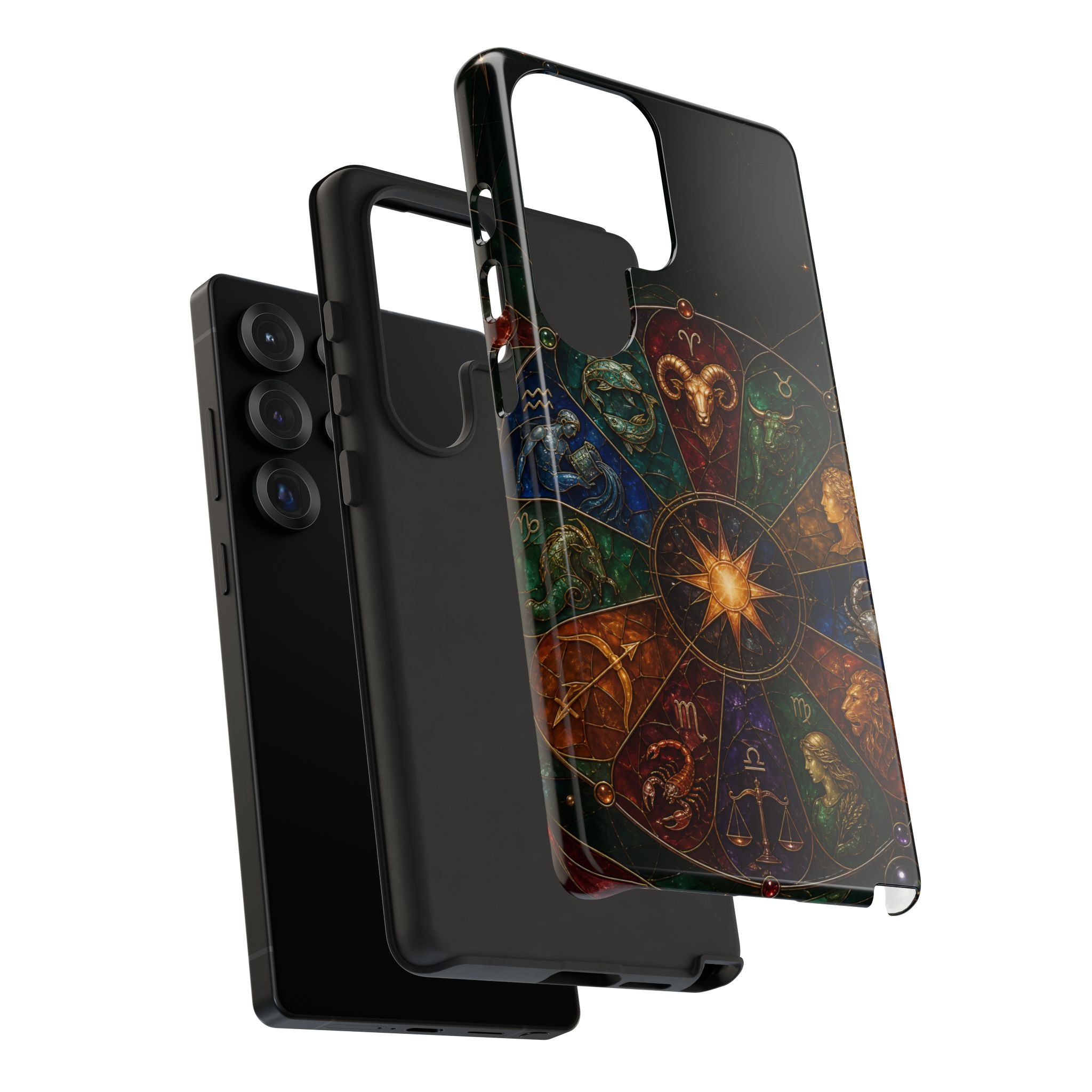 Zodiac Wheel Samsung Galaxy Phone Case | Celestial Astrology Phone Case