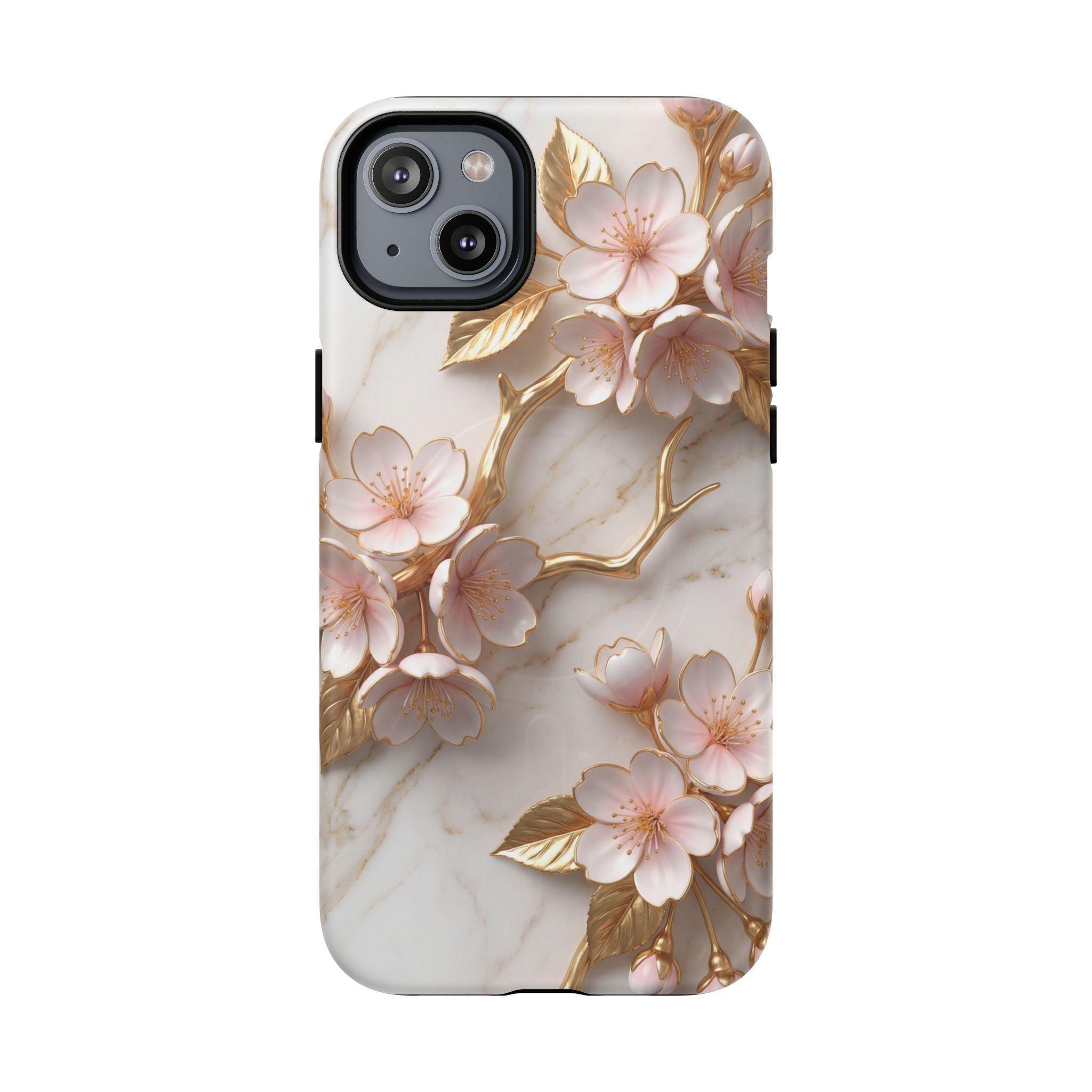 Floral Cherry Blossom MagSafe Phone Case — Tough Protective iPhone Cover