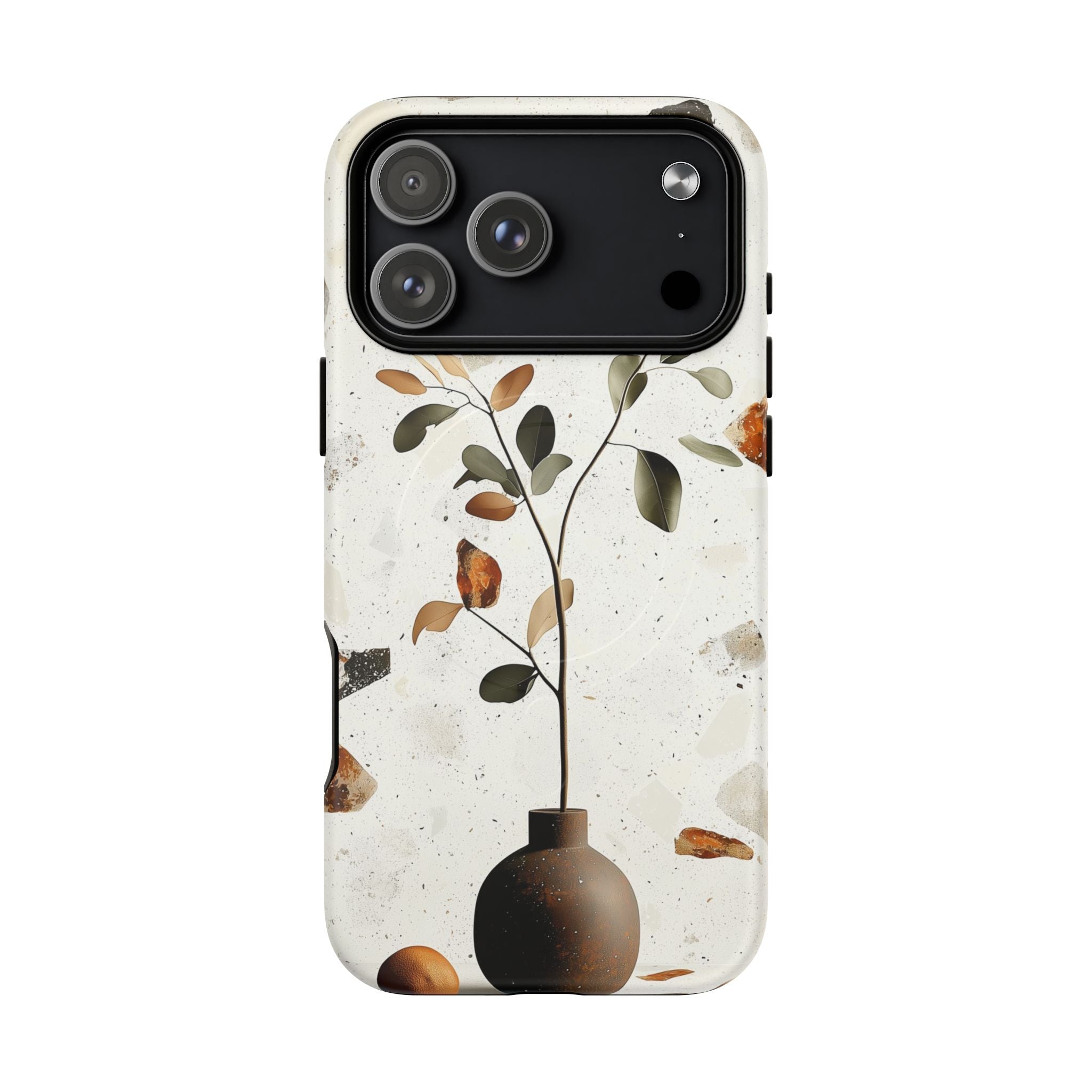 Custodia MagSafe resistente per iPhone con motivo floreale | Minimal Botanical