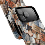 Custodia per iPhone MagSafe resistente con motivo collage di lucchetti dei desideri