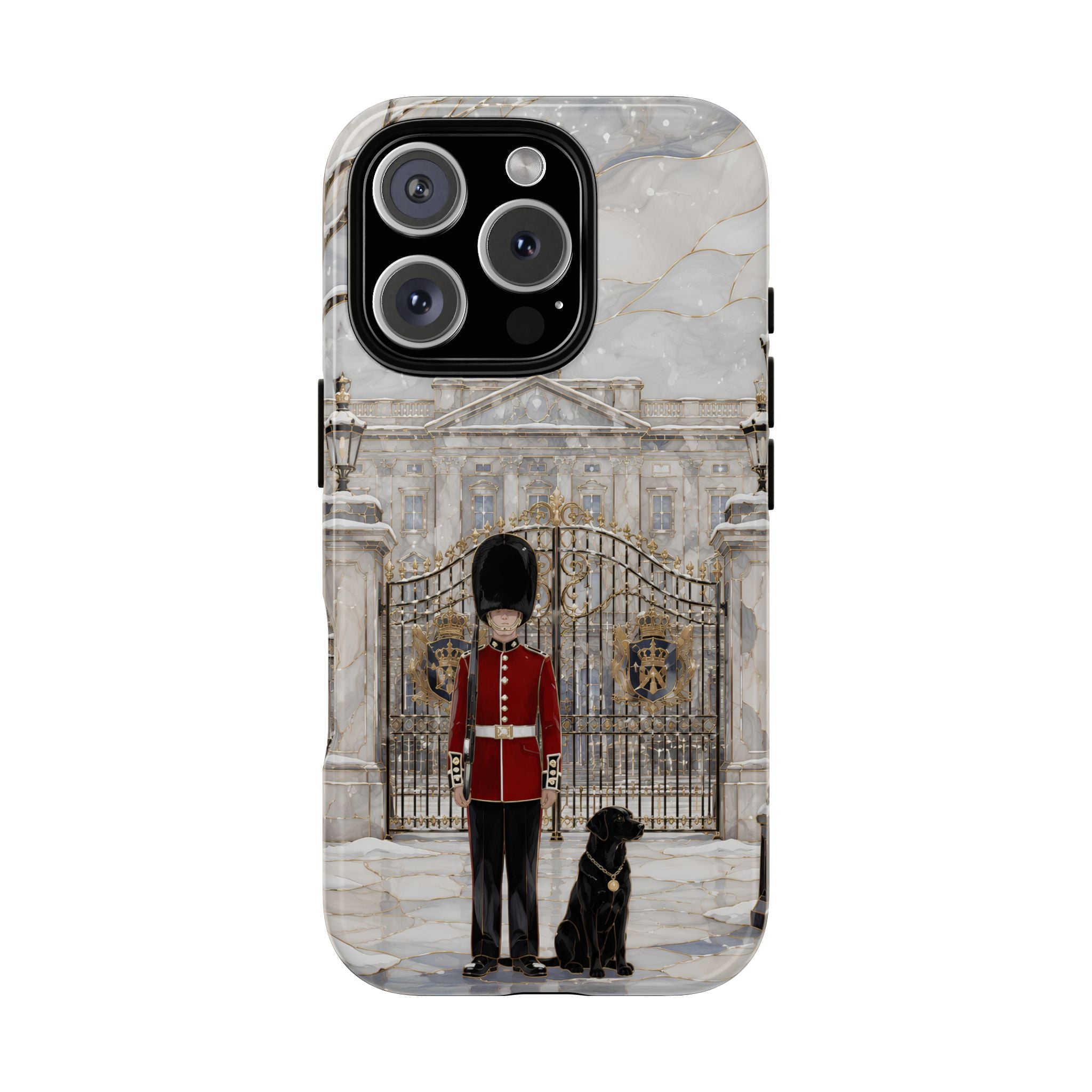 London Guard iPhone Case | Winter Palace Scene iPhone Case