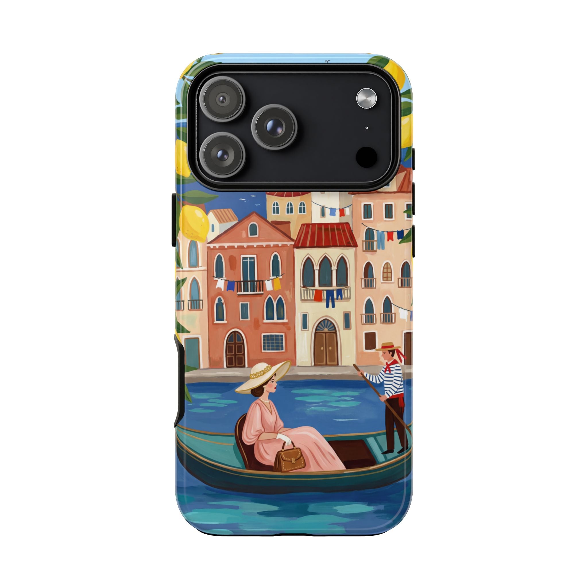 Venetian Gondola iPhone Case | Lemon Coast Waterfront Travel