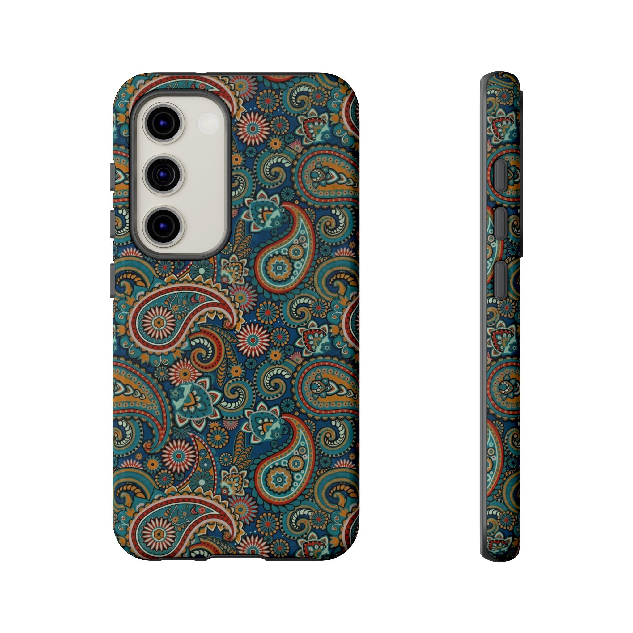 Batik Vibrant Paisley Protective Tough Samsung Galaxy Case