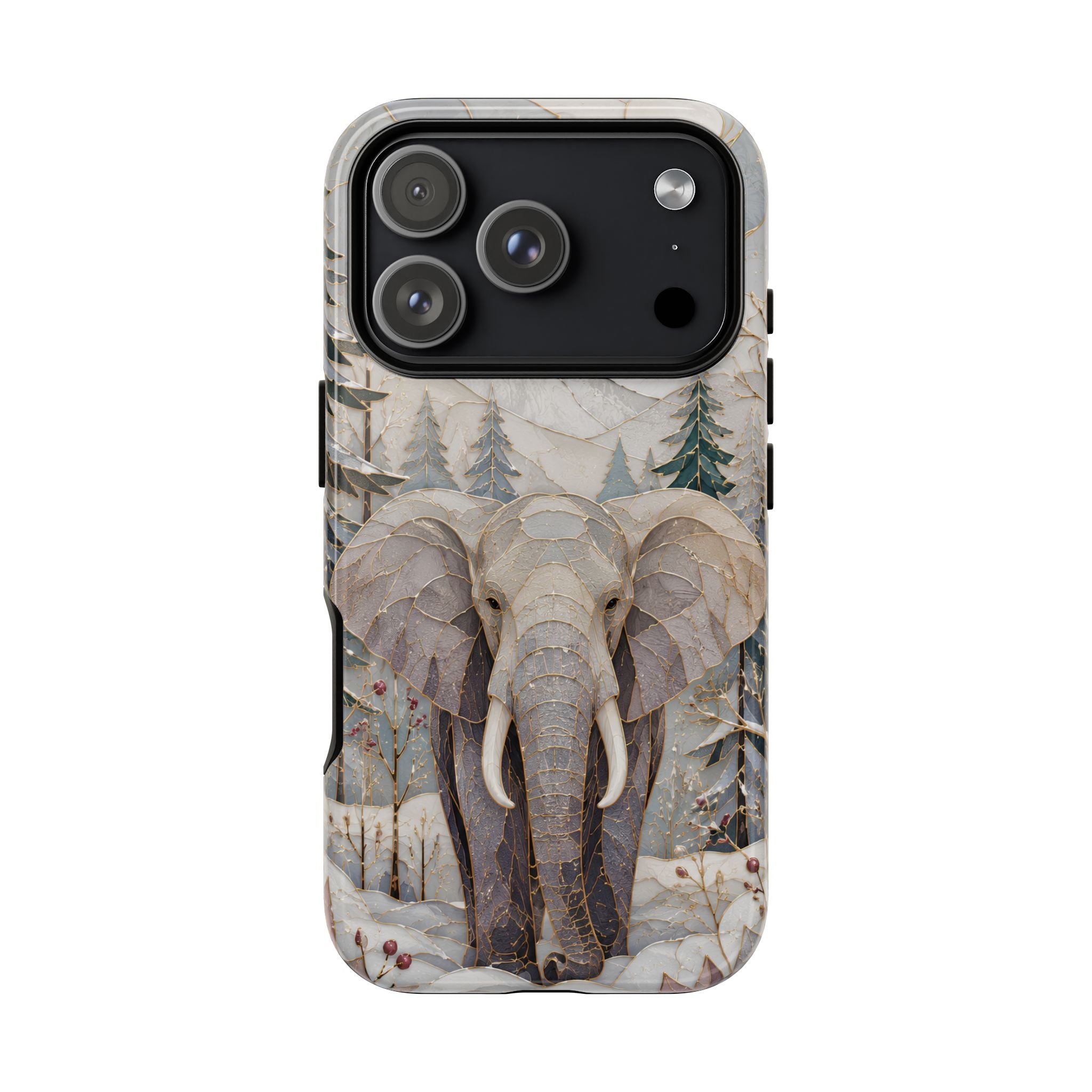 Elephant iPhone Case | Winter Forest iPhone Case