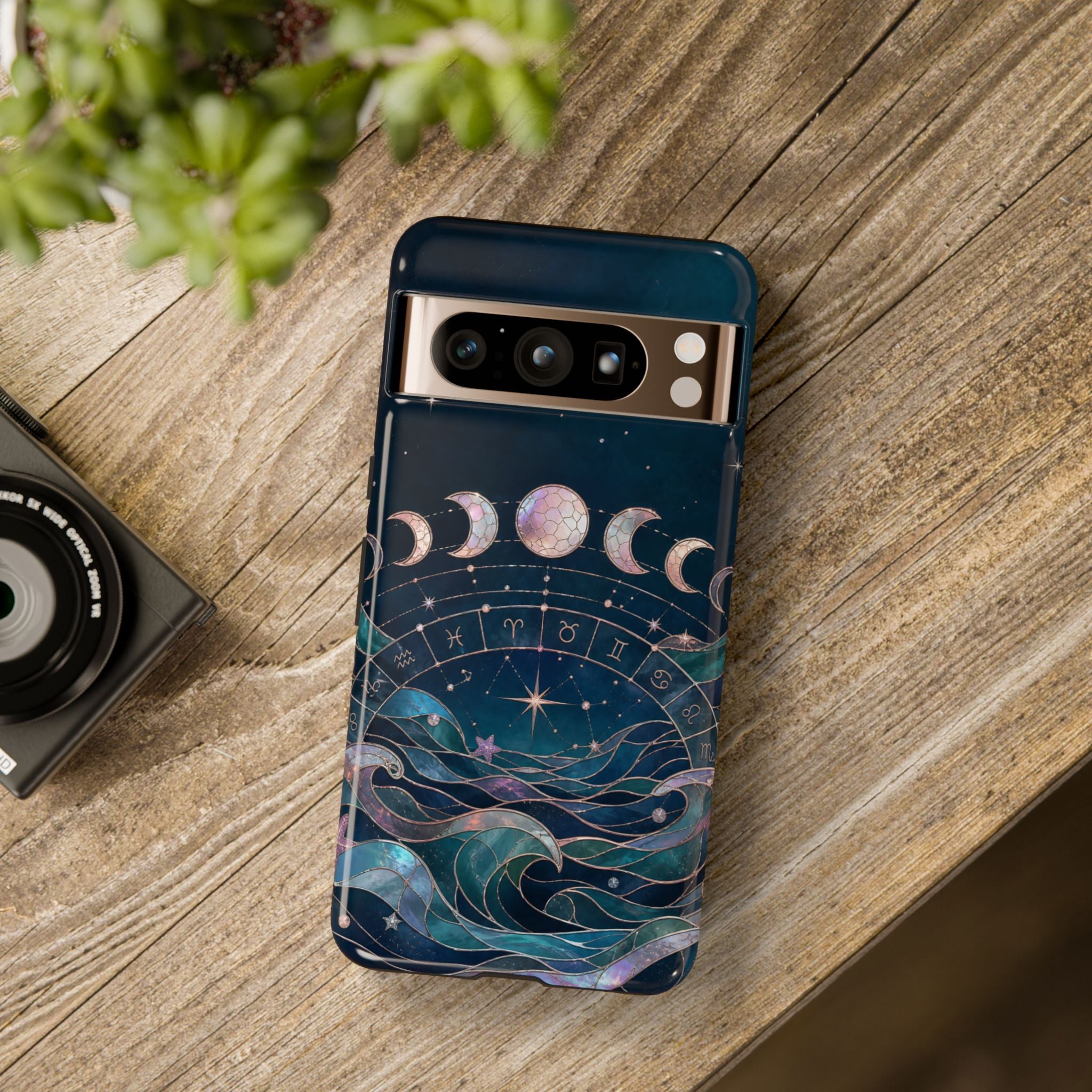 Celestial Zodiac Wheel Google Pixel Phone Case | Moon Phase Phone Case