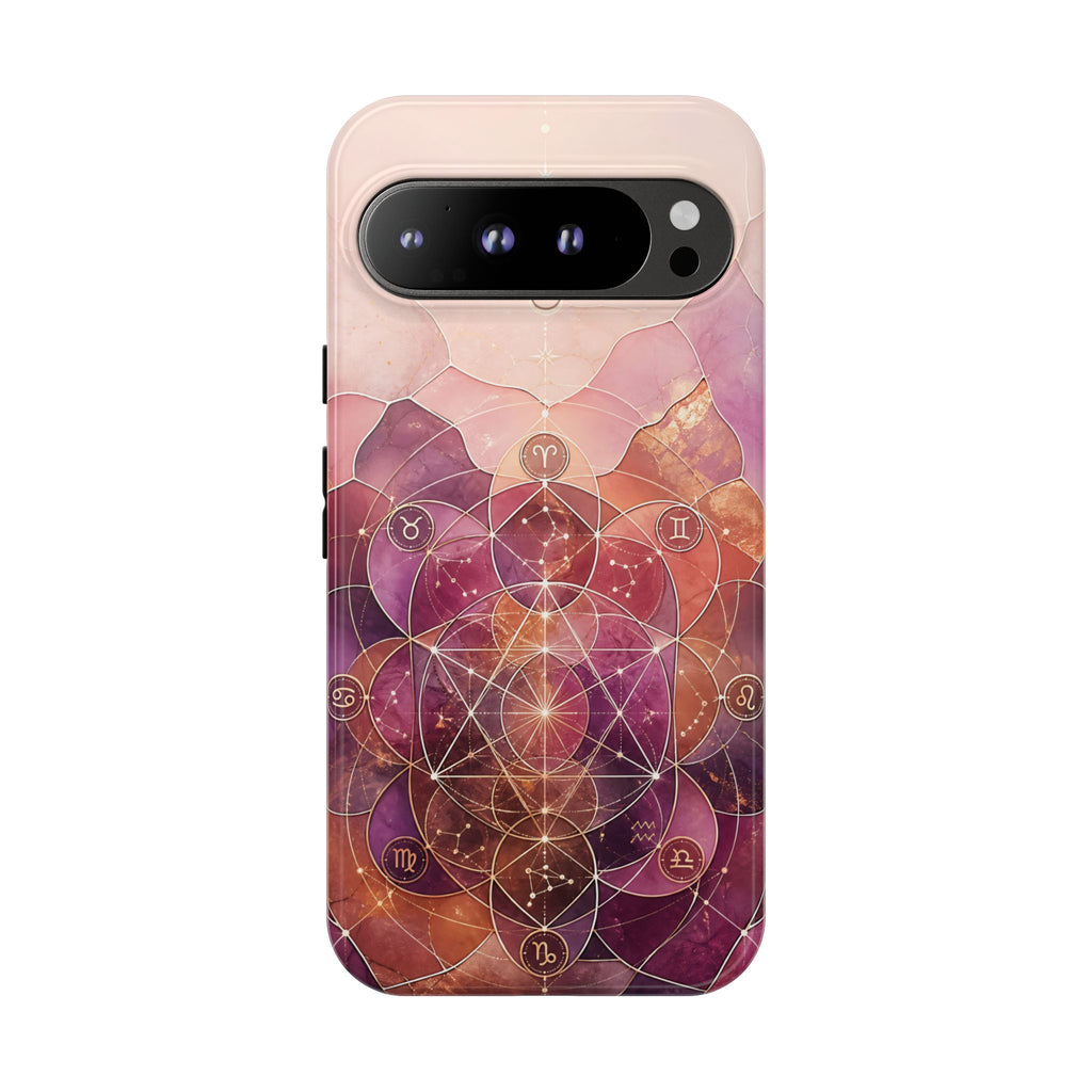 Sacred Geometry Google Pixel Phone Case | Boho Mandala Phone Case