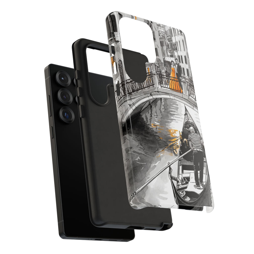 Venice Gondola Samsung Galaxy Case | Romantic Canal Scene Protective Case