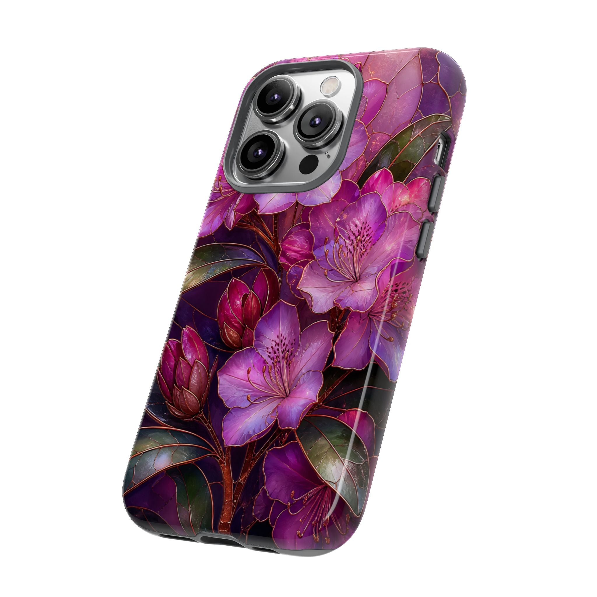 Purple Floral iPhone Case | Dark Botanical iPhone Case