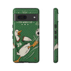 Soccer Duck Google Pixel Phone Case | Funny Sports Mascot Cover