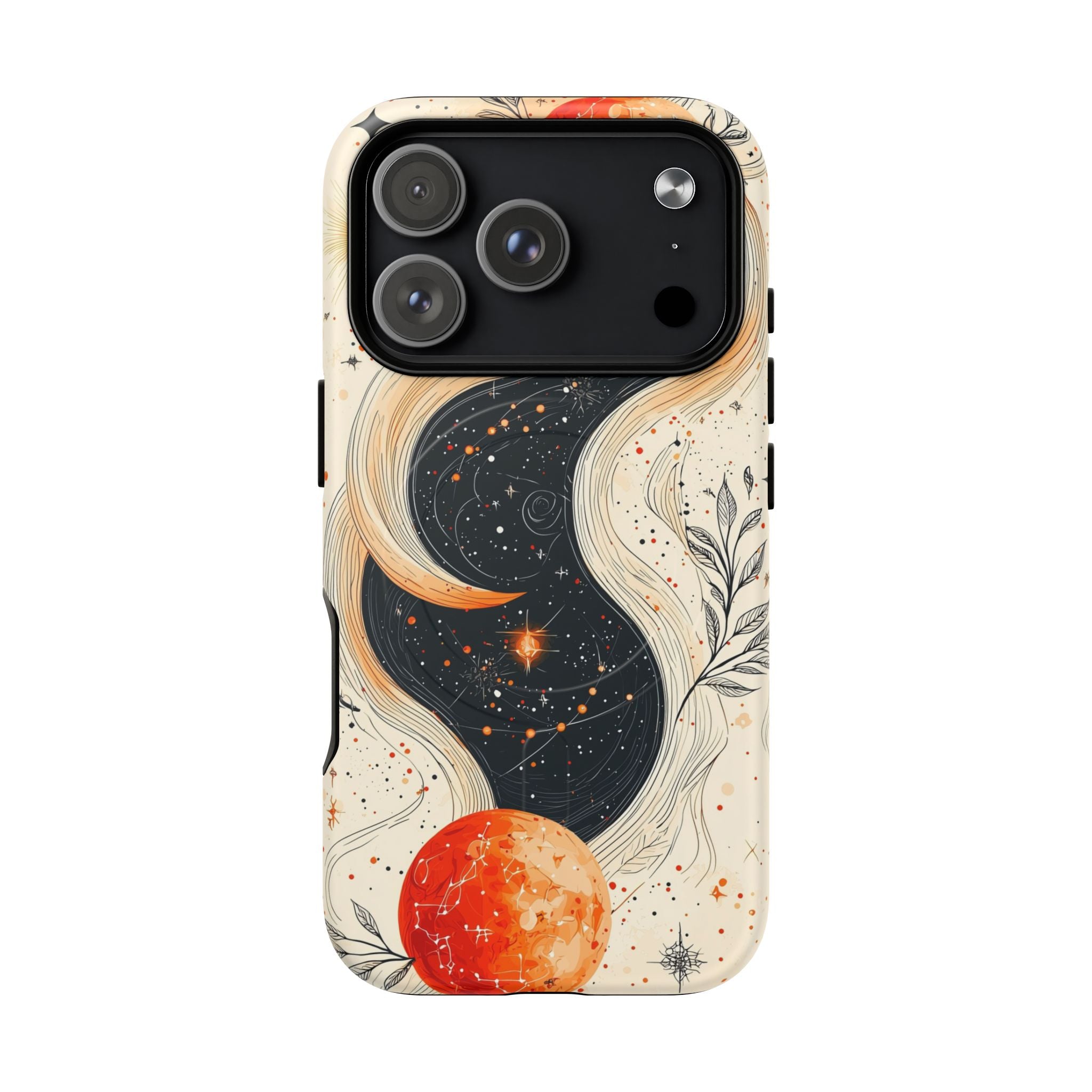 Custodia Astrology Galaxy MagSafe per iPhone | Red Moon Celestial