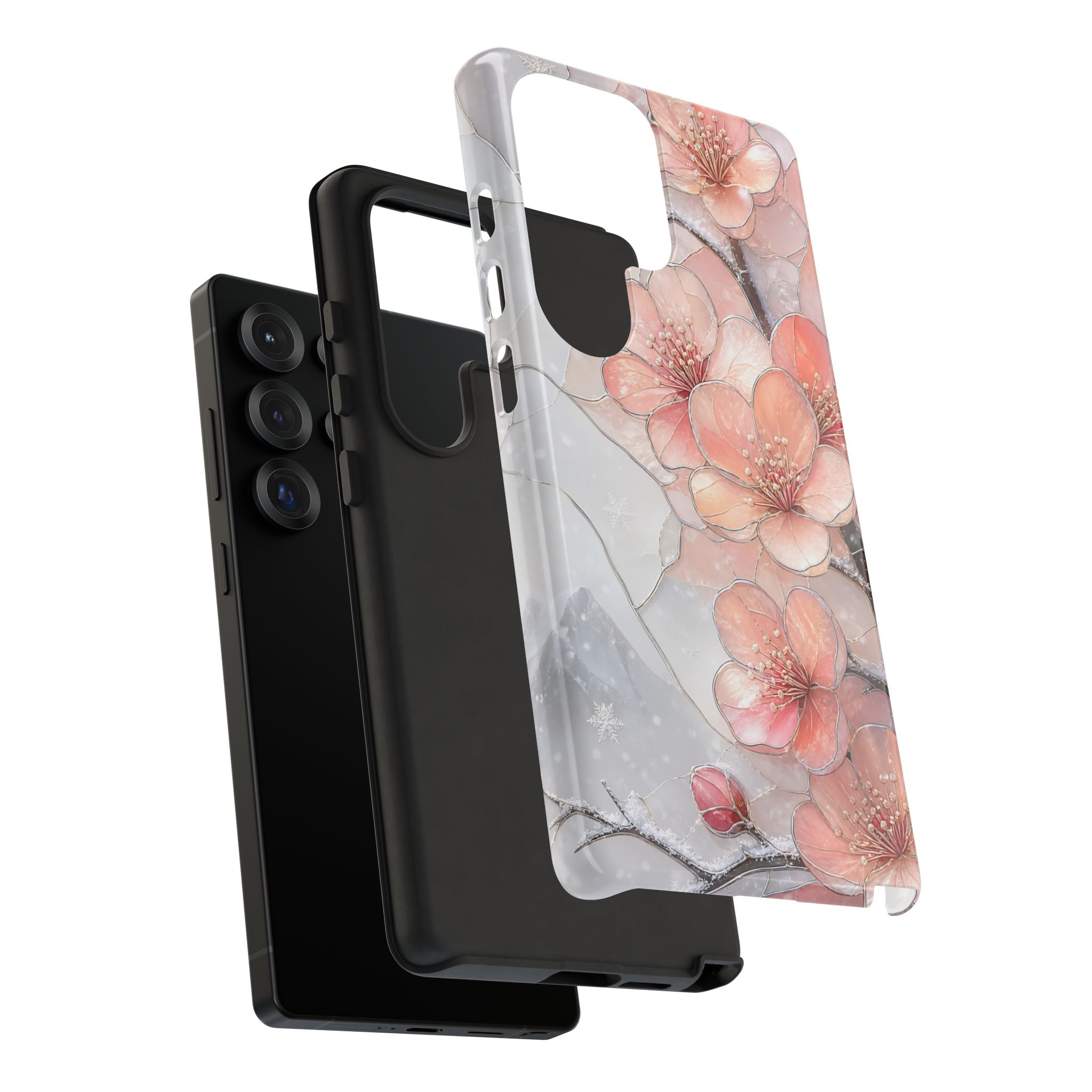 Cherry Blossom Samsung Galaxy Phone Case | Pink Floral Phone Case