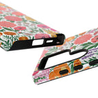 Floral Tough Samsung Galaxy Phone Case | Colorful Garden Print Protective Cover