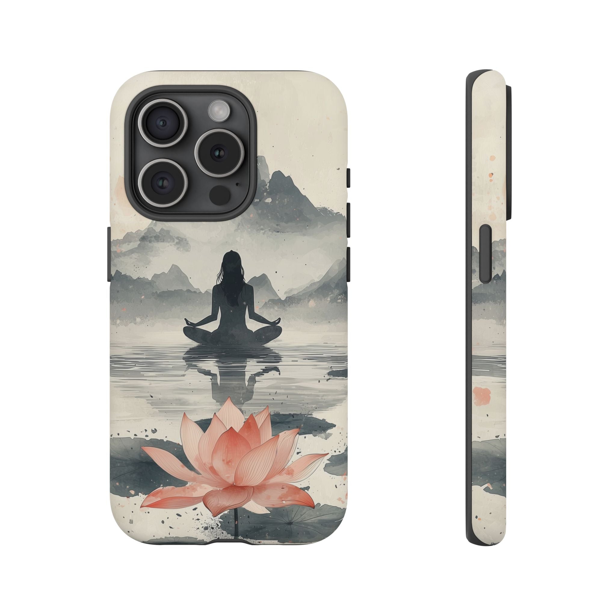 Zen Yoga Meditation Lotus iPhone Case