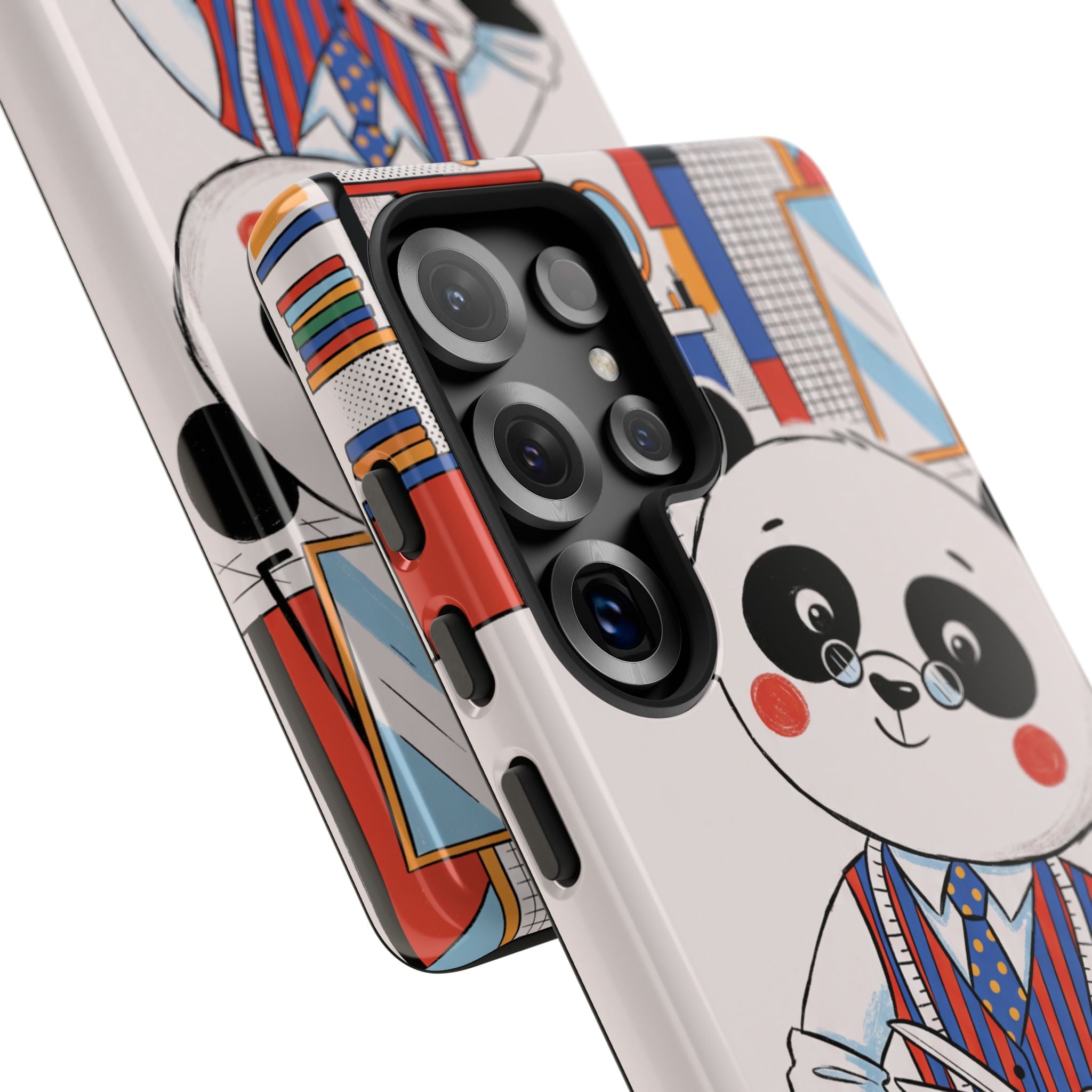 Panda Tailor Samsung Galaxy Phone Case | Cute Seamstress Cartoon