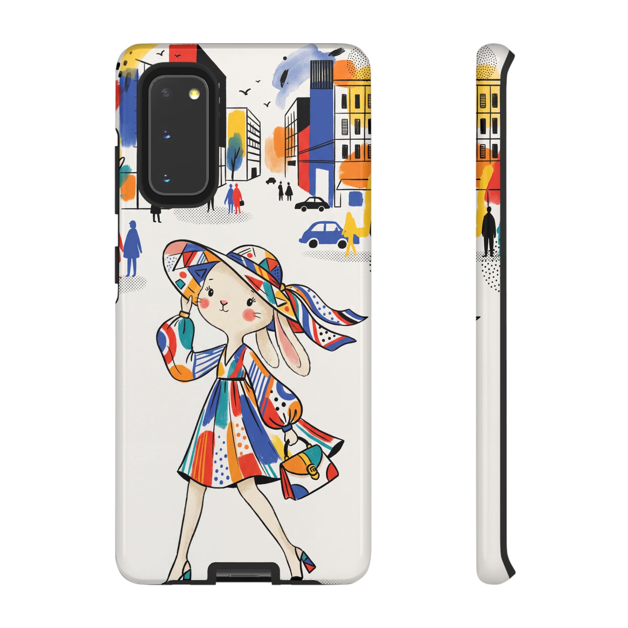 Chic Bunny City Samsung Galaxy Phone Case