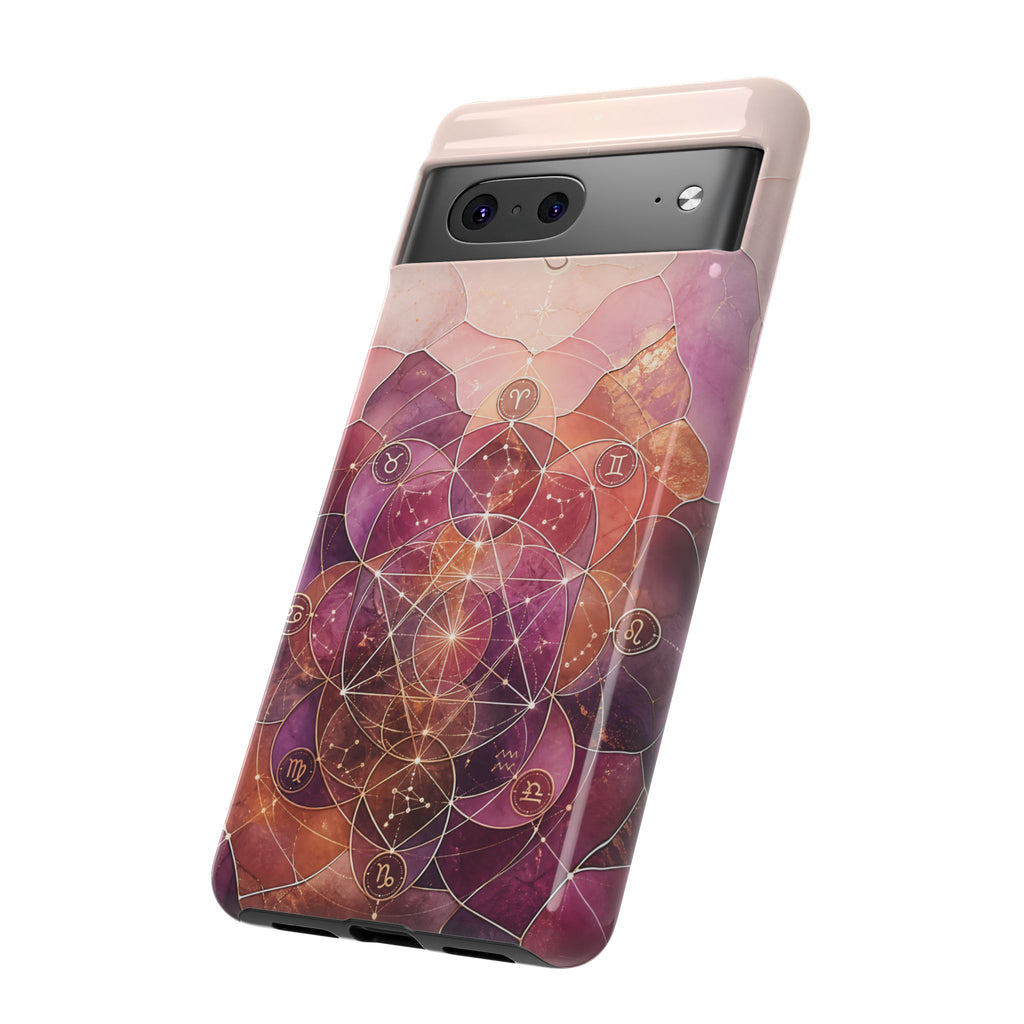 Sacred Geometry Google Pixel Phone Case | Boho Mandala Phone Case