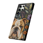 English Bulldog Samsung Galaxy Phone Case | Bulldog Dog Art Cover