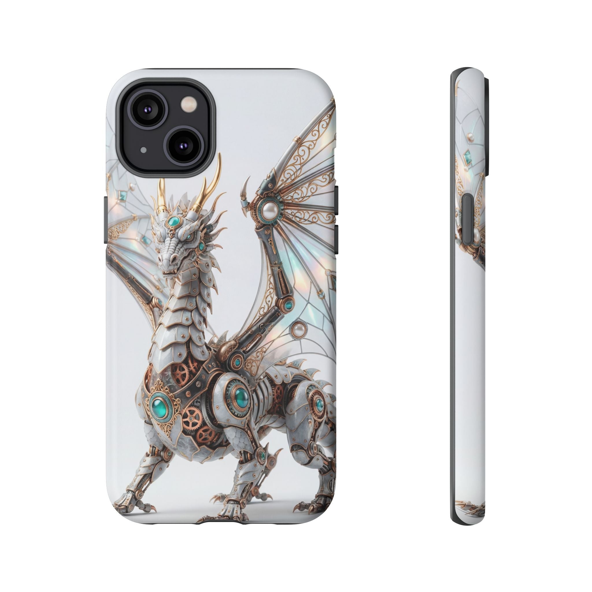 Steampunk Mechanical Dragon iPhone Case — Fantasy Armor Protective Cover
