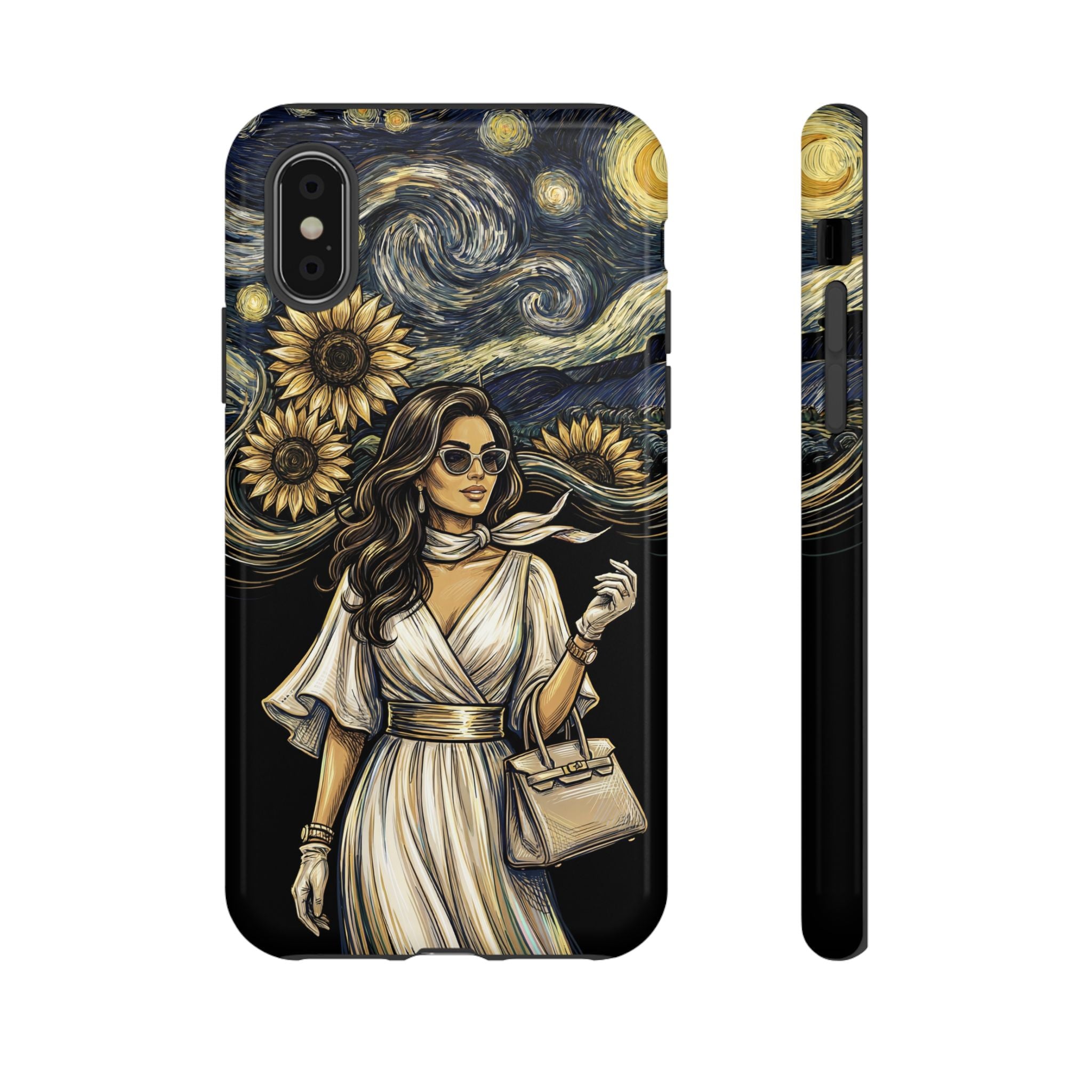 Van Gogh Night Sunflowers iPhone Case | Chic Woman Art