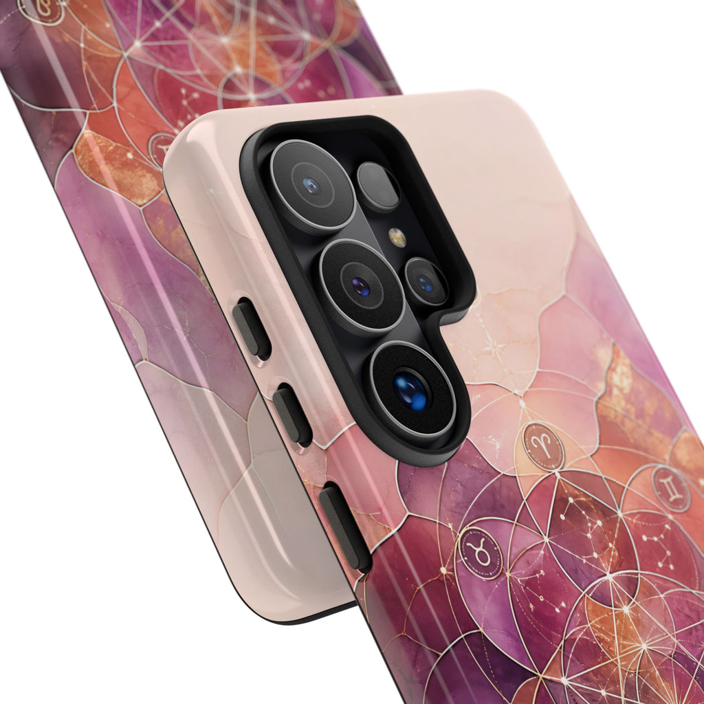Sacred Geometry Samsung Galaxy Phone Case | Boho Mandala Phone Case