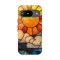 Stained Glass Sun & Clouds Google Pixel Case