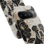 Bulldog Floral Google Pixel Phone Case — Moon & Peony Protective Case