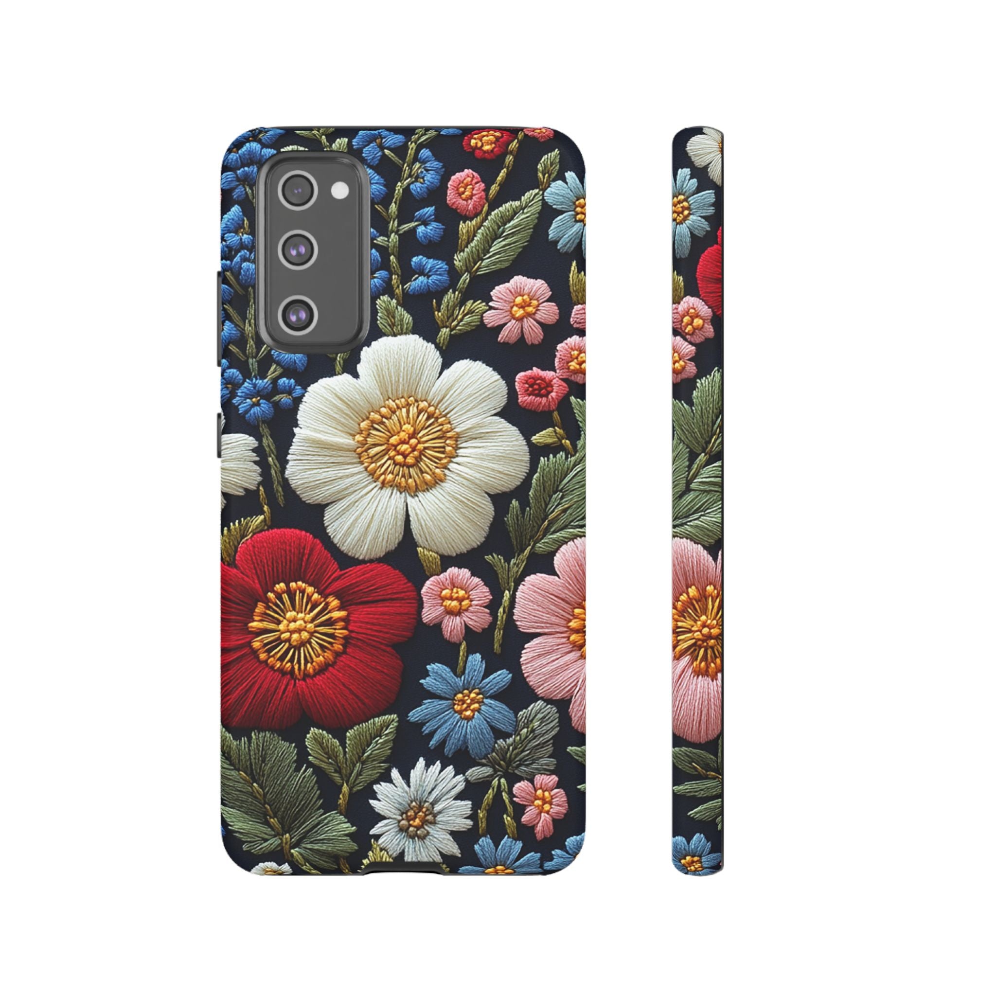 Floral Embroidered Garden Samsung Galaxy Case