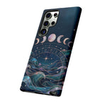 Celestial Zodiac Wheel Samsung Galaxy Phone Case | Moon Phase Phone Case