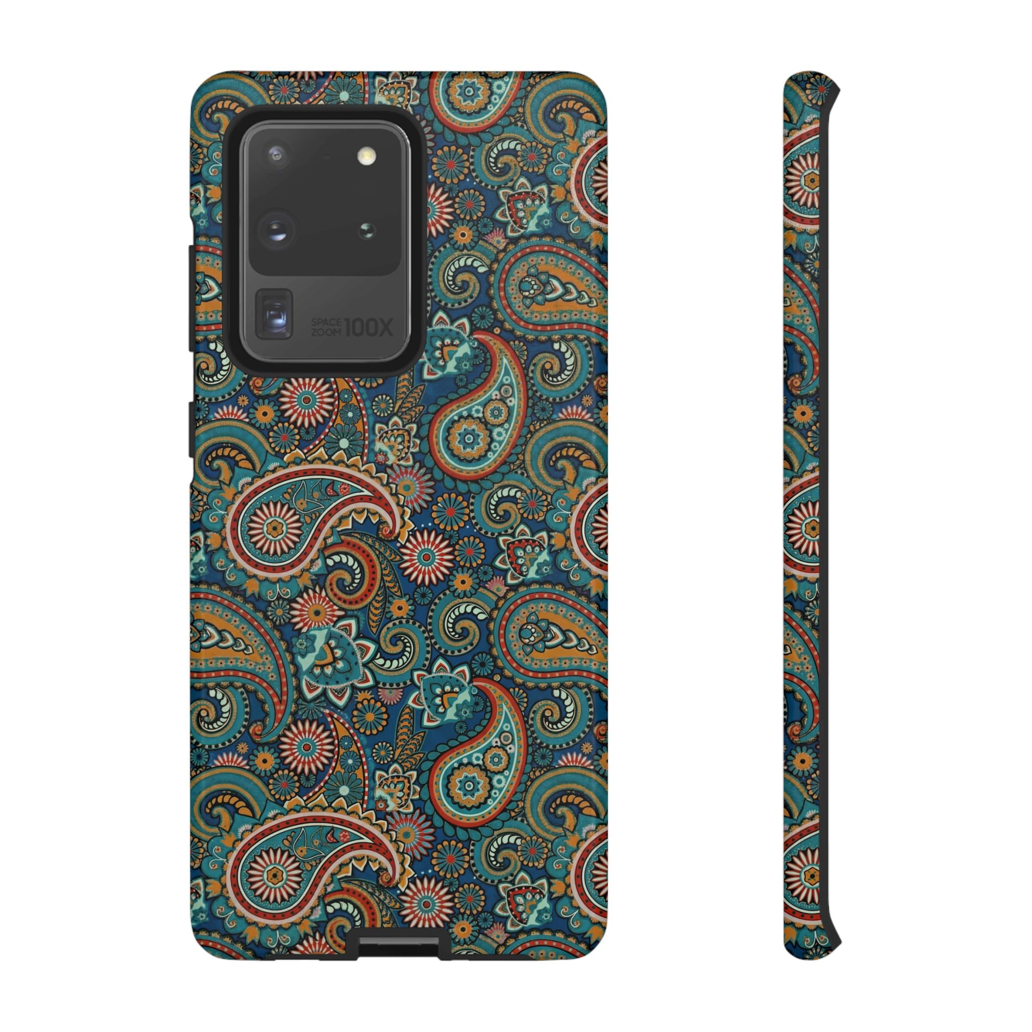 Batik Vibrant Paisley Protective Tough Samsung Galaxy Case
