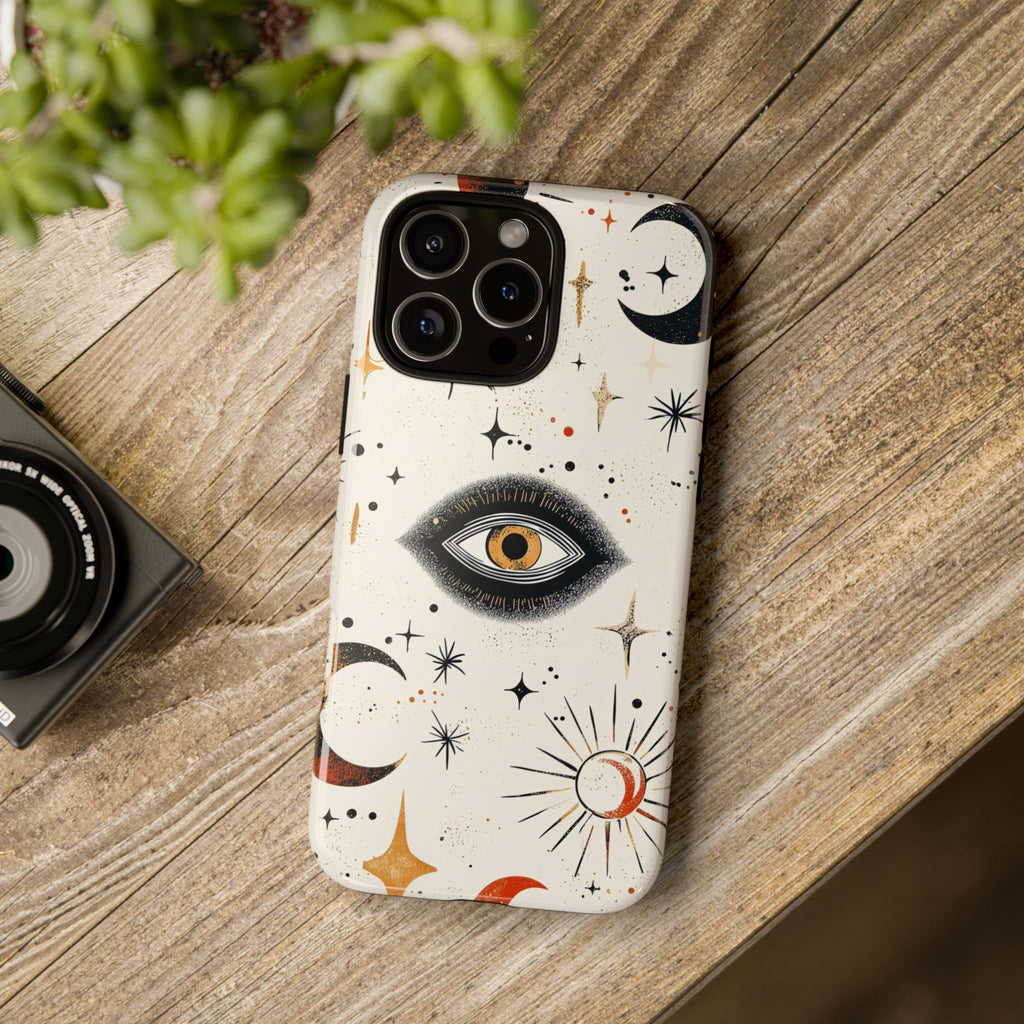 Mystic Eye iPhone Case | Celestial Moon & Star