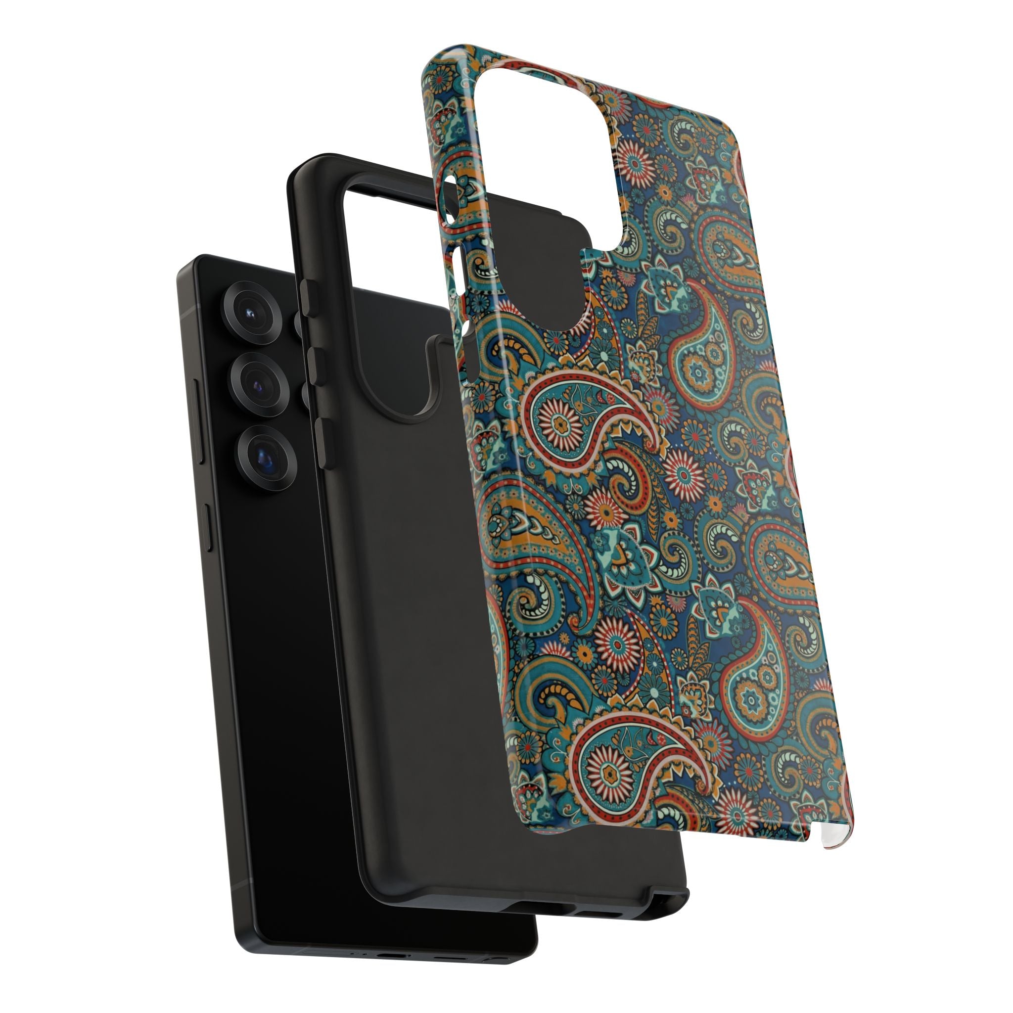 Batik Vibrant Paisley Protective Tough Samsung Galaxy Case