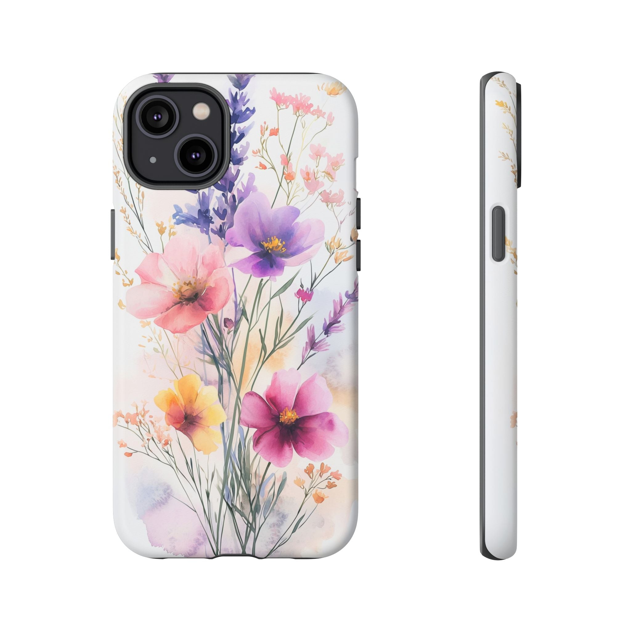 Floral Watercolour iPhone Case | Pastel Bouquet