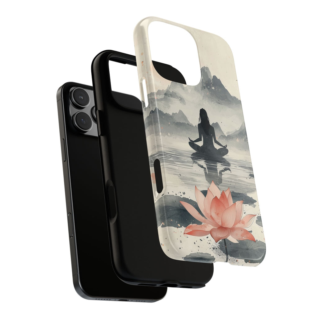 Zen Yoga Meditation Lotus iPhone Case