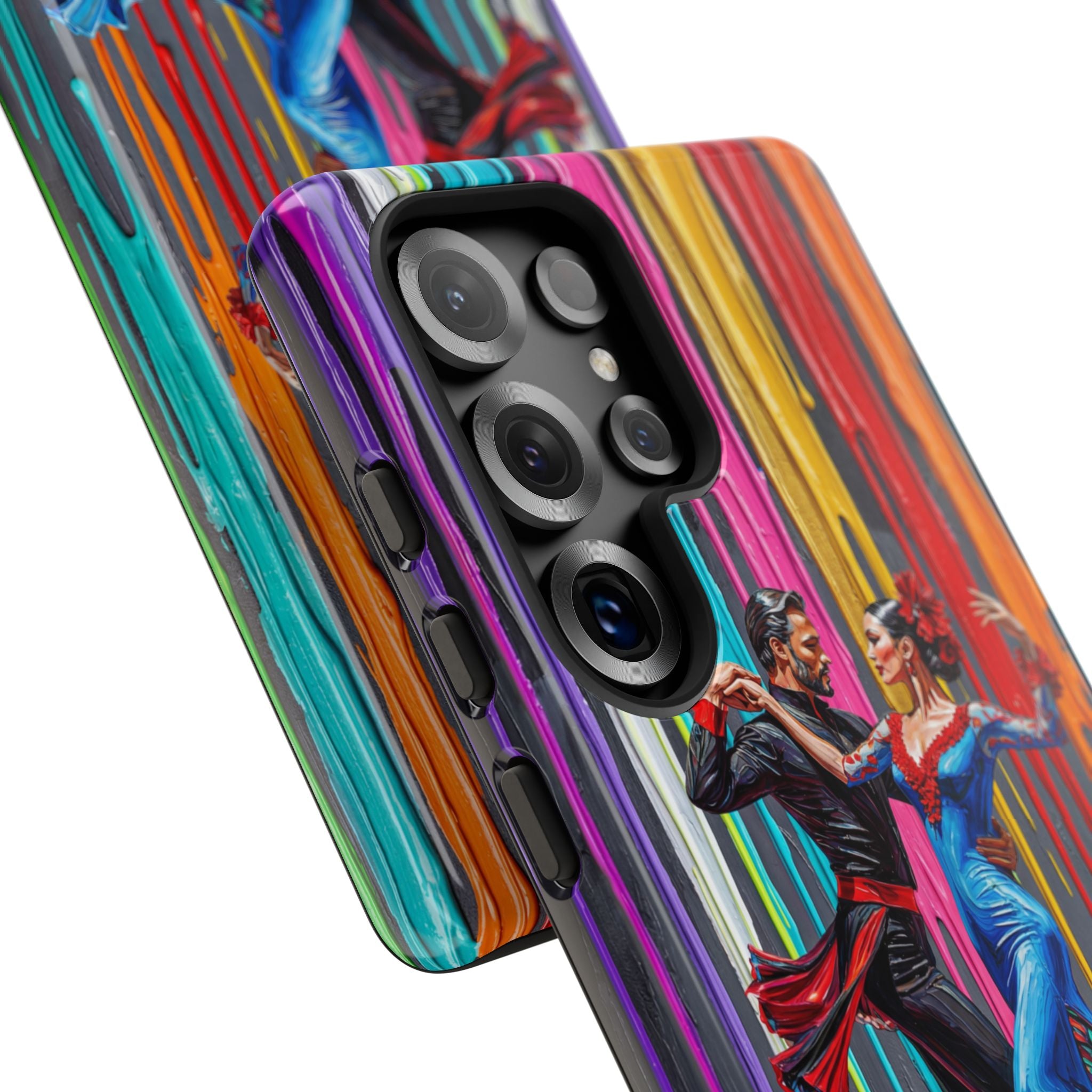 Colorful Tango Samsung Galaxy Phone Case | Vibrant Dancing Couple Art Protection