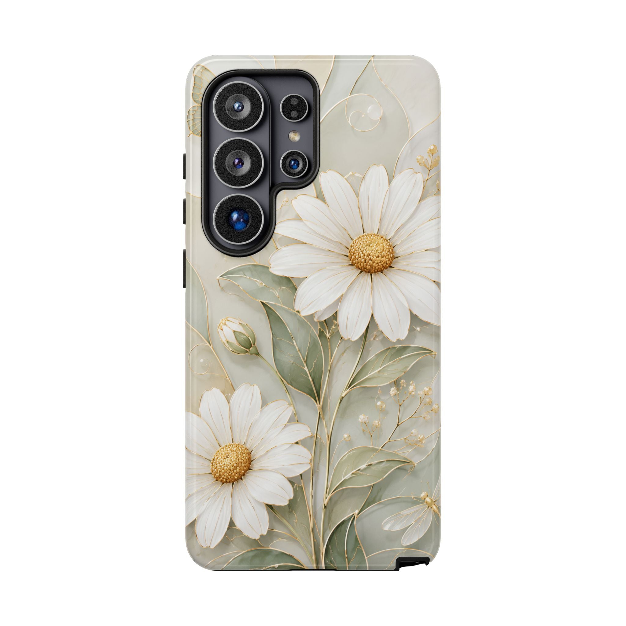 Vintage Daisy Samsung Galaxy Phone Case | Cottagecore Floral Phone Cover