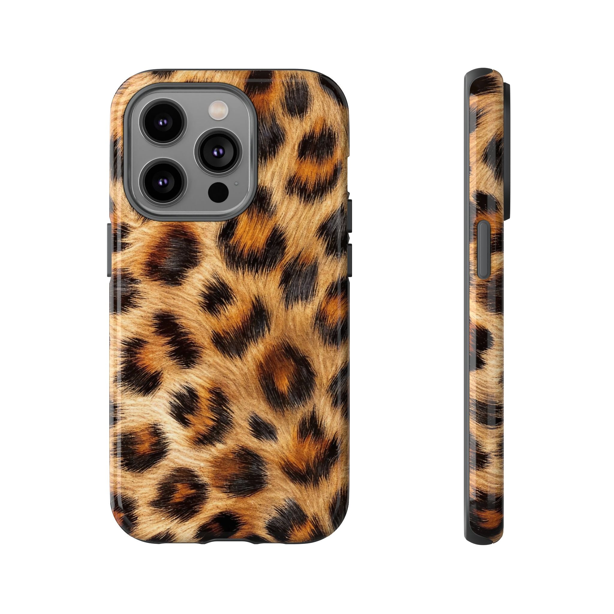 Stylish Leopard Print Tough iPhone Case