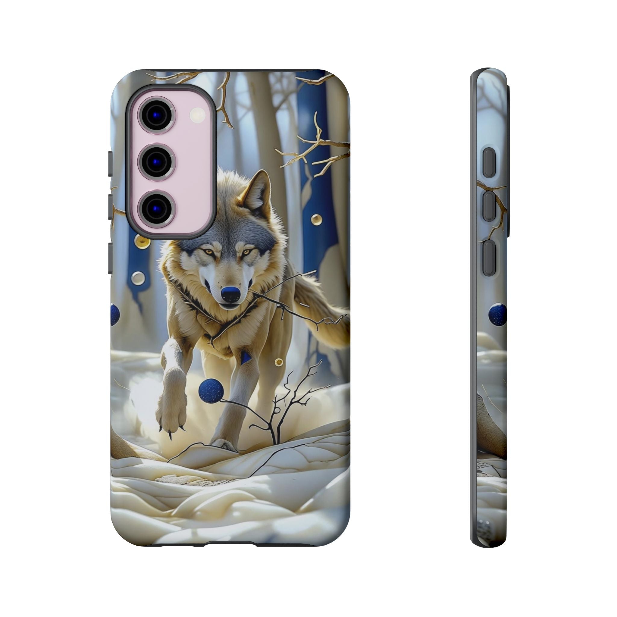 Wolf in Snow Samsung Galaxy Case — Rugged Wildlife