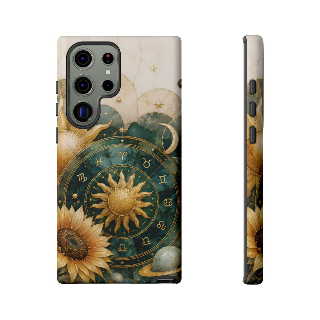 Celestial Sun Samsung Galaxy Phone Case | Zodiac Wheel Phone Case