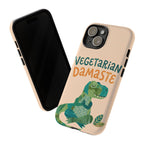 Cute Dinosaur Tough iPhone Case | Whimsical Meditating Dino Cover