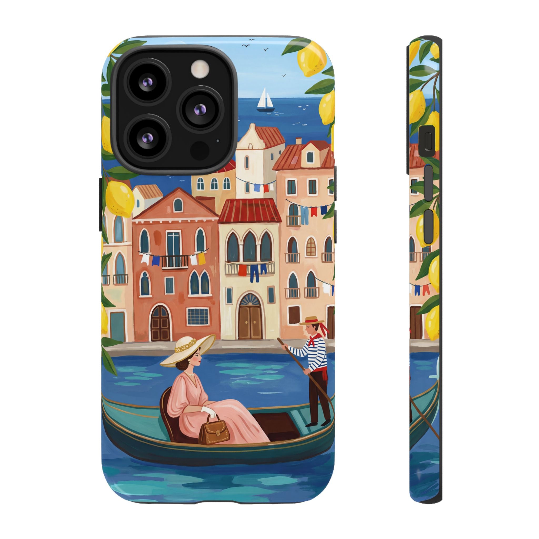 Venetian Gondola iPhone Case | Lemon Coast Waterfront Travel