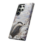 Badger Samsung Galaxy Phone Case | Stained Glass Wildlife Phone Case