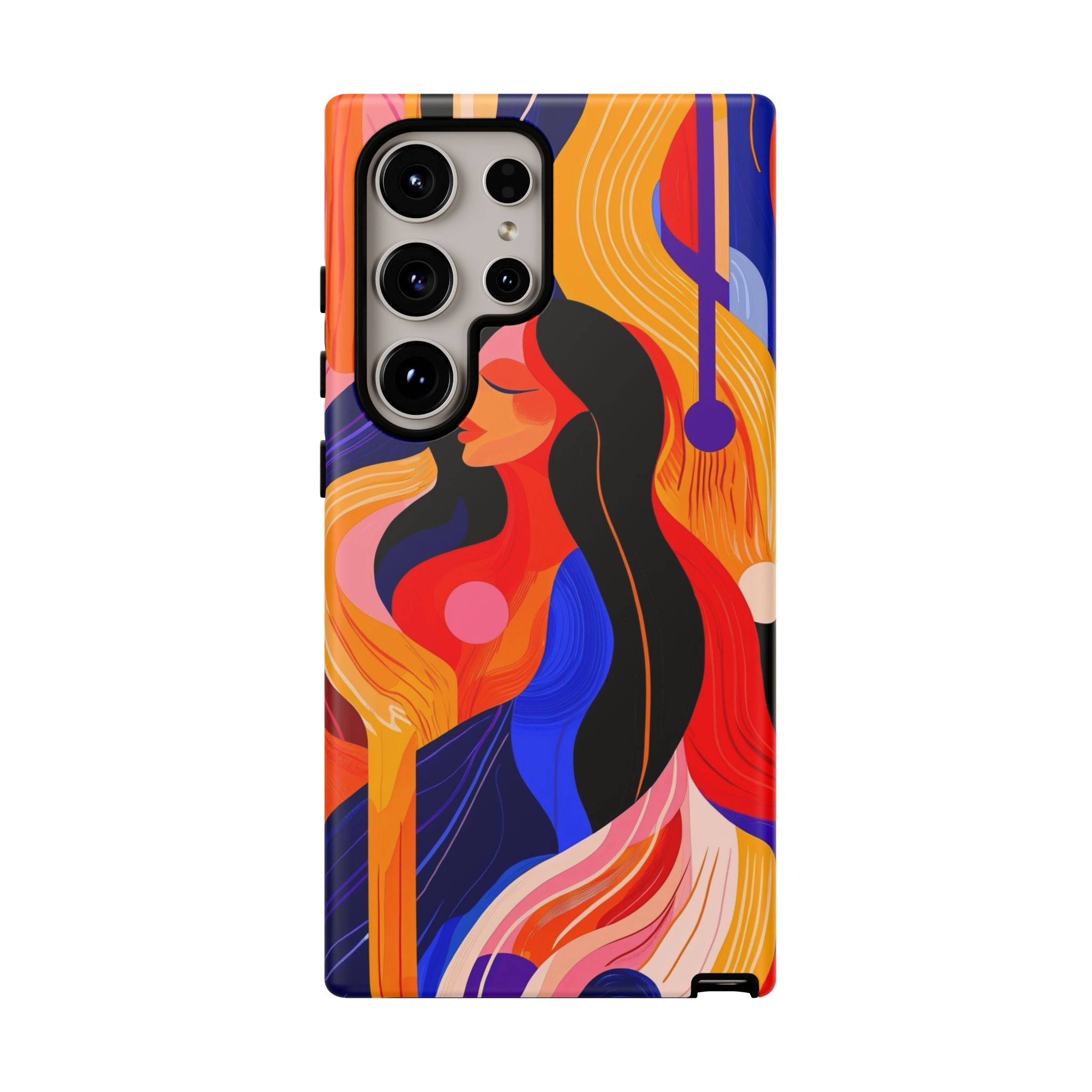 Abstract Colourful Woman Samsung Galaxy Tough Case | Vibrant Artistic
