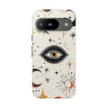 Mystic Eye Google Pixel Case | Celestial Moon & Star