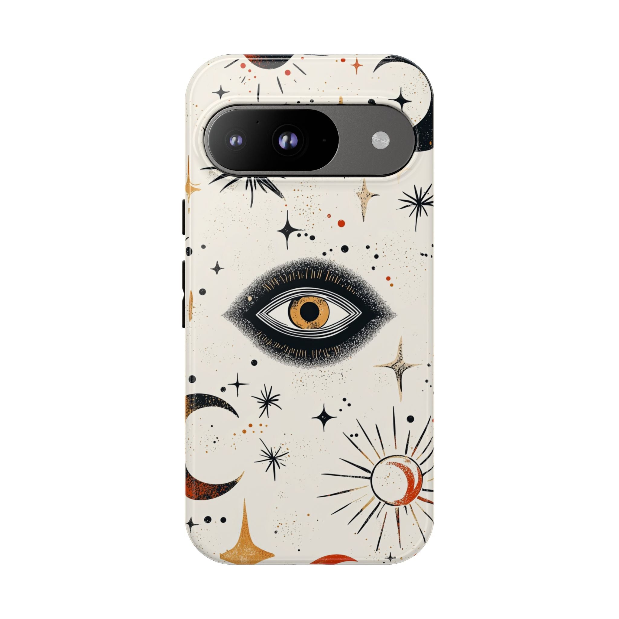 Mystic Eye Google Pixel Case | Celestial Moon & Star
